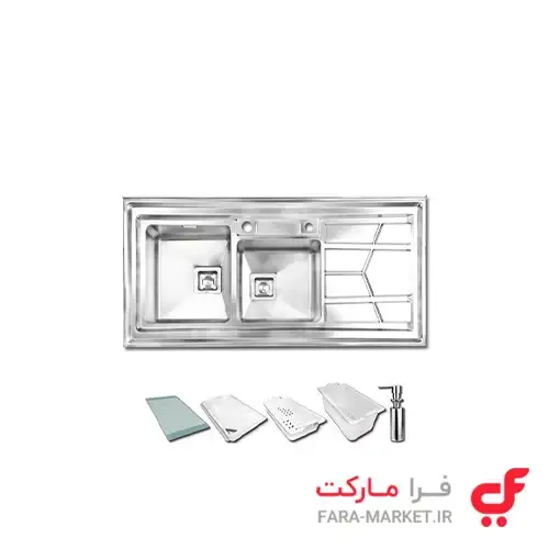 سینک ظرفشویی روکار اخوان 303