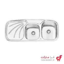 سینک پرنیان استیل PS 1207 توکار