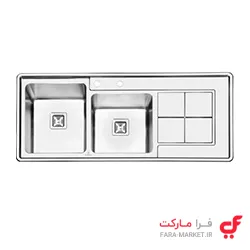 سینک پرنیان استیل Ps 1213 توکار
