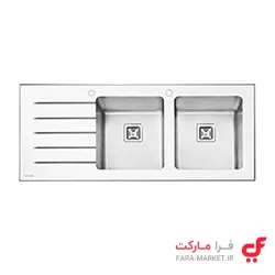 سینک ایلیا استیل 8033 توکار