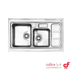 سینک استیل البرز 813 روکار