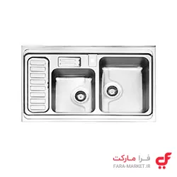 سینک استیل البرز 812 روکار