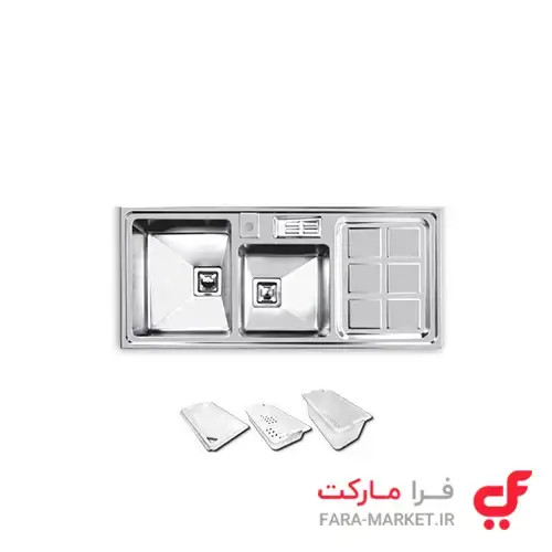 سینک ظرفشویی اخوان 320S روکار
