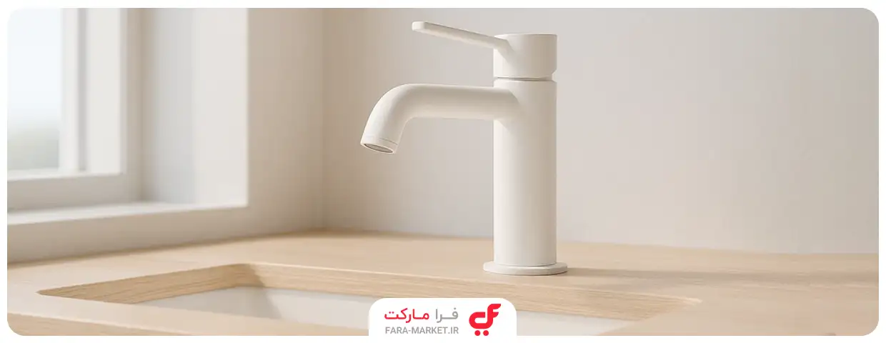 عکس ست کامل شیرآلات سرویس بهداشتی برندهای قهرمان و راسان با پوشش کروم