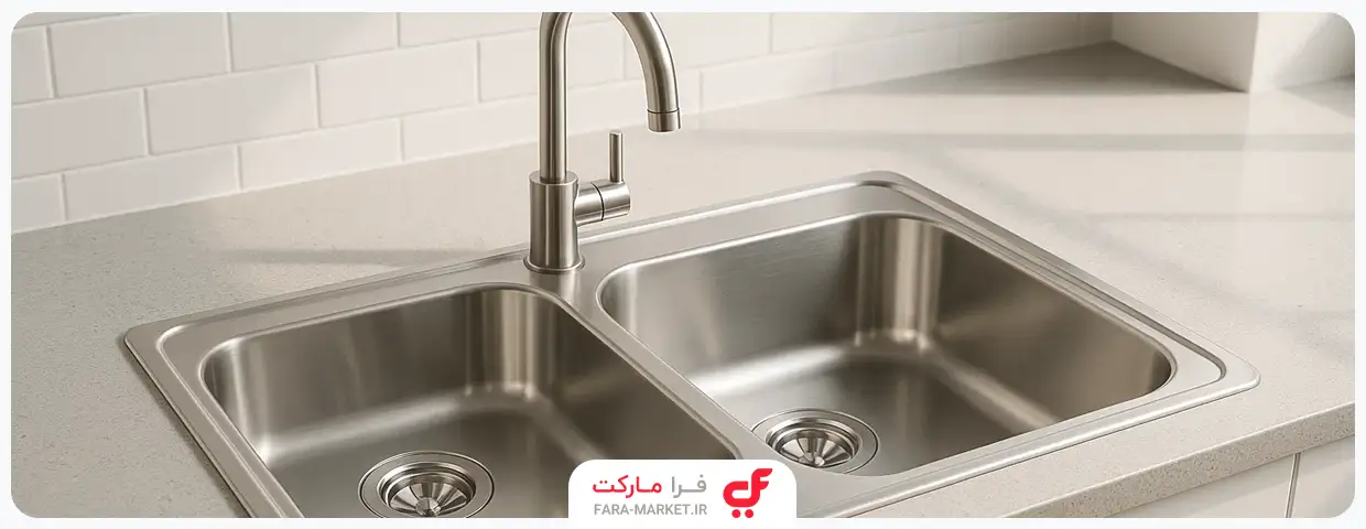 نحوه نصب سینک ظرفشویی روکار