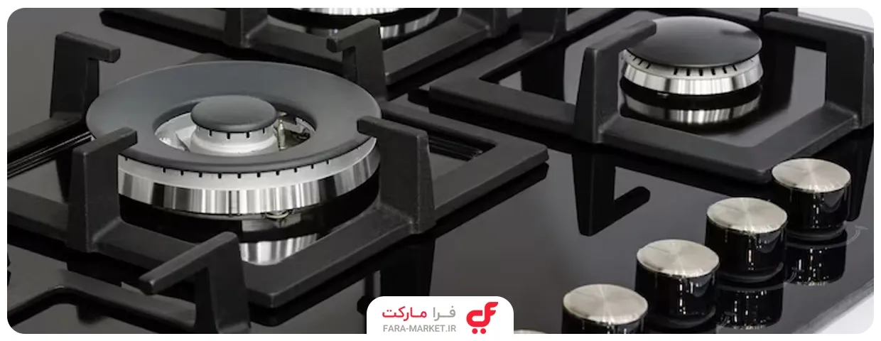 گاز صفحه ای گازی استیل یا شیشه‌ای